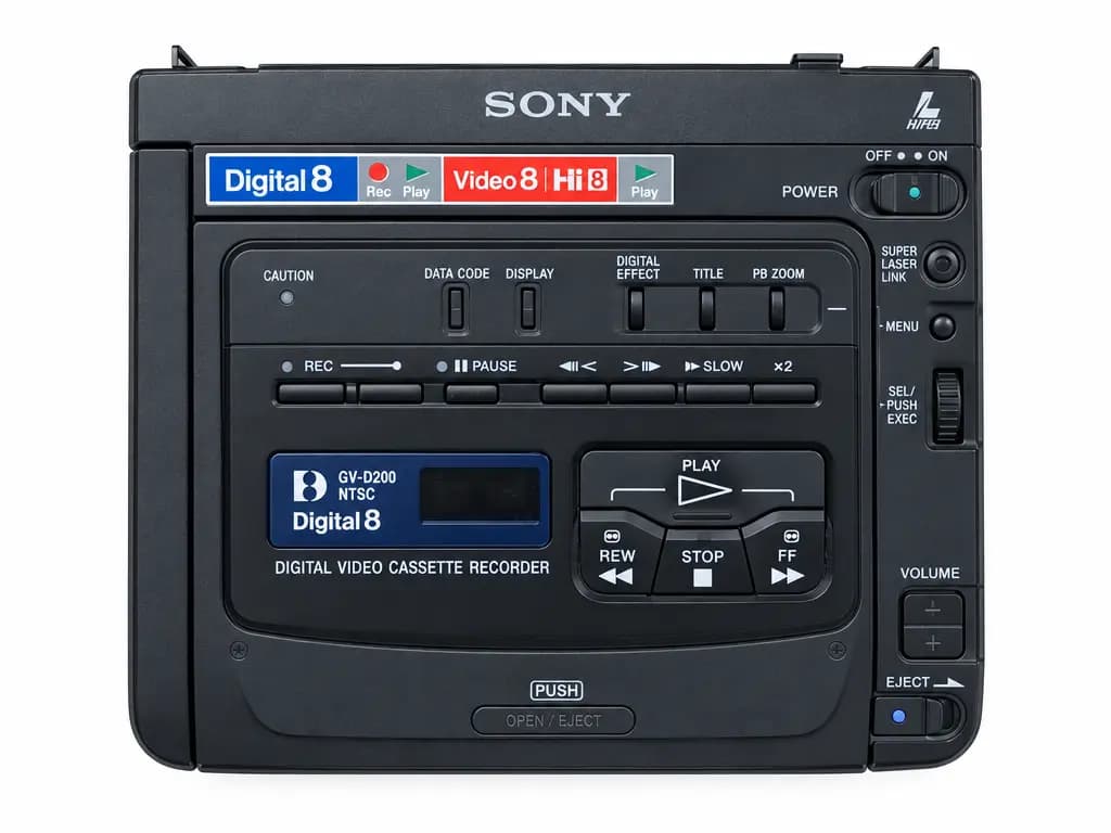 Sony GV-D200 - Top View